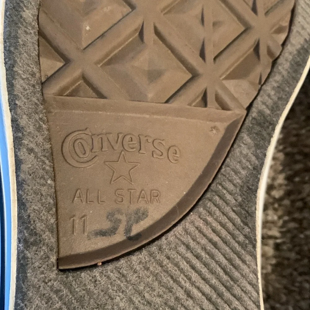 Converse All Star Low Top Gray Shoes Men’s 11, Women’s 13